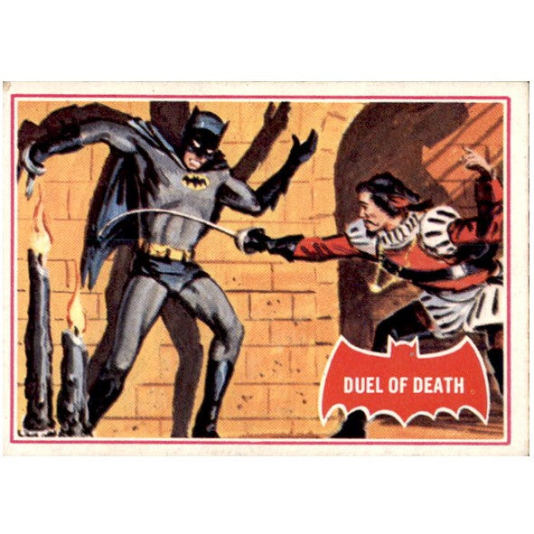 Duel of Death (VG), Red Bat, Batman Puzzle Cards, 1966 National Periodical Publications