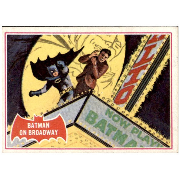 Batman on Broadway, Red Bat, Batman Puzzle Cards, 1966 National Periodical Publications