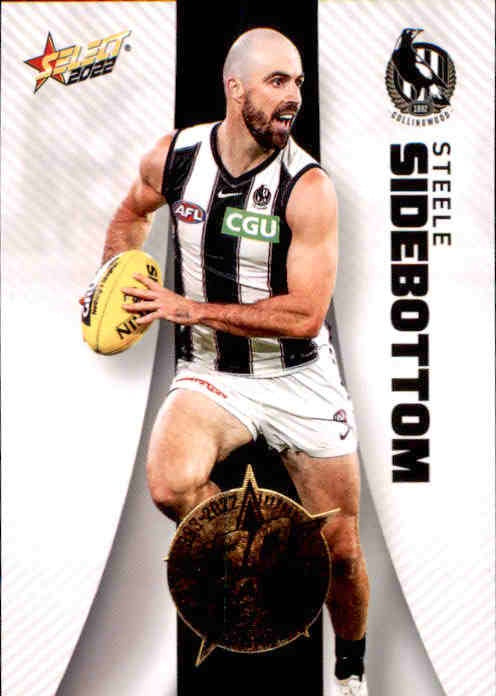 Steele Sidebottom, 30 Years Gold Seal, 2022 Select AFL Footy Stars