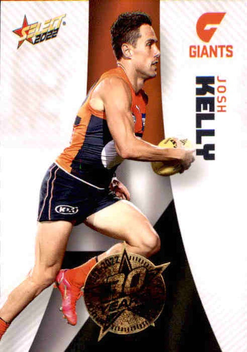 Josh Kelly, 30 Years Gold Seal, 2022 Select AFL Footy Stars