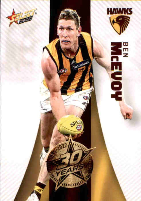 Ben McEvoy, 30 Years Gold Seal, 2022 Select AFL Footy Stars