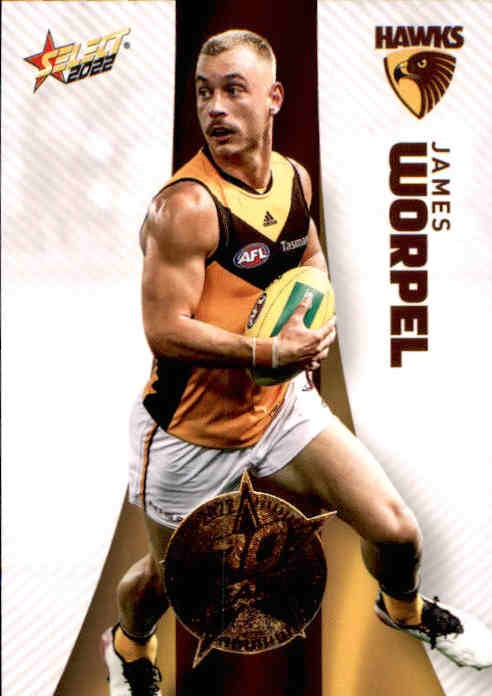James Worpel, 30 Years Gold Seal, 2022 Select AFL Footy Stars