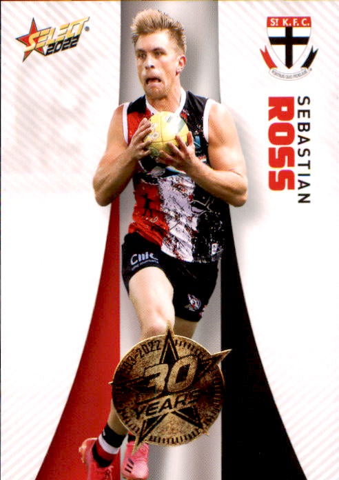 Sebastian Ross, 30 Years Gold Seal, 2022 Select AFL Footy Stars
