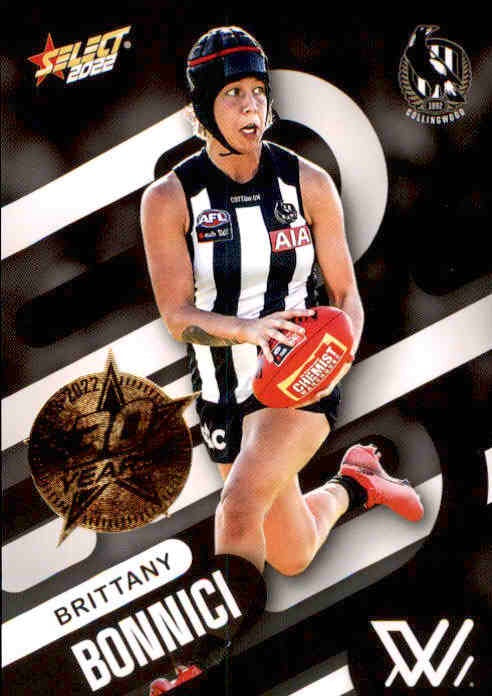 Brittany Bonnici, 30 Years Gold Seal, 2022 Select AFL Footy Stars