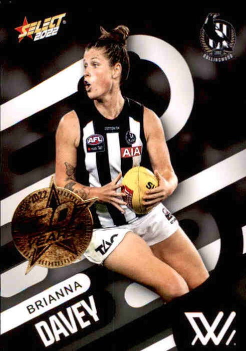 Brianna Davey, 30 Years Gold Seal, 2022 Select AFL Footy Stars