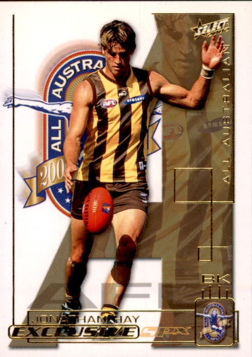 Jonathan Hay, All Australian, 2002 Select AFL Exclusive SPX