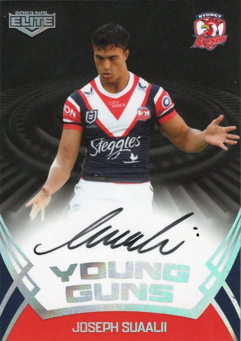 Joseph Suaalii, #002, Young Guns Signature, 2023 TLA Elite NRL Rugby League