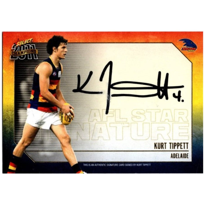 Kurt Tippett, Star Signature. 2011 Select Champions AFL