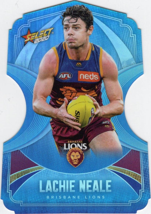 Lachie Neale, Ice Blue Diecuts, 2020 Select AFL Footy Stars