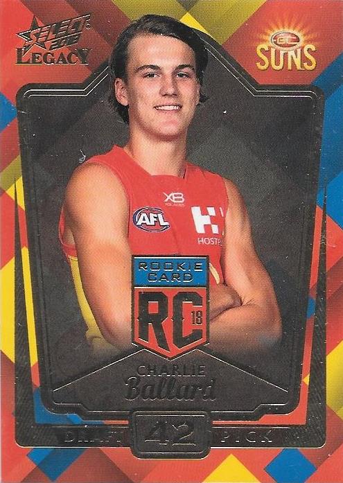 Charlie Ballard, Rookies RC, 2018 Select AFL Legacy