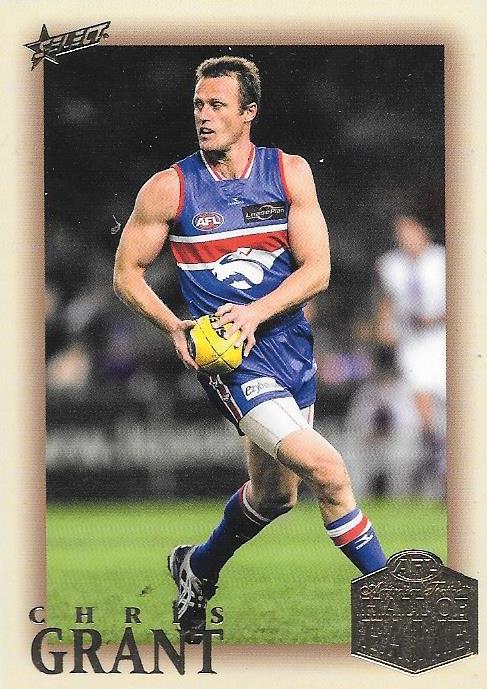 Chris Grant, Hall of Fame Red Back Parallel, 2018 Select AFL Legacy