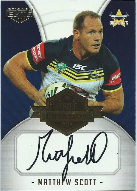 Matthew Scott, League Sensations Signature, 2014 ESP Elite NRL