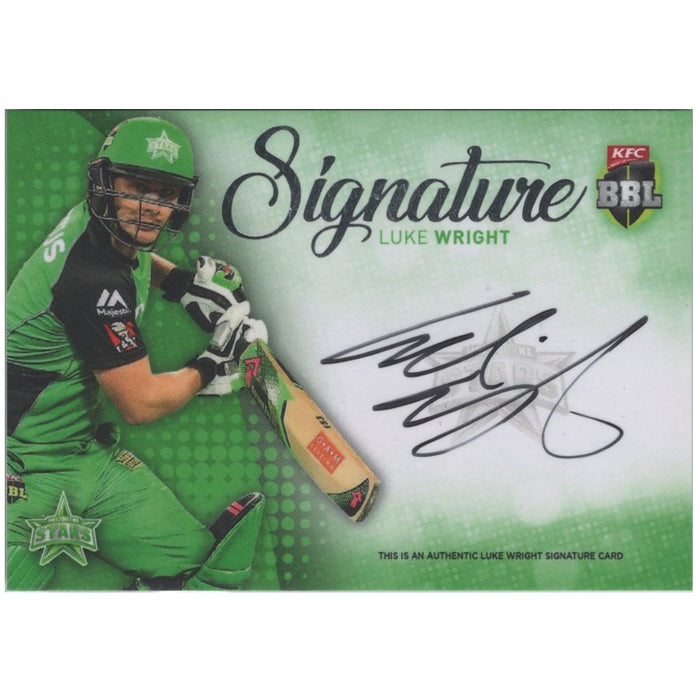 Luke Wright, Signature Redemption, 2017-18 Tap'n'play CA BBL 07 Cricket