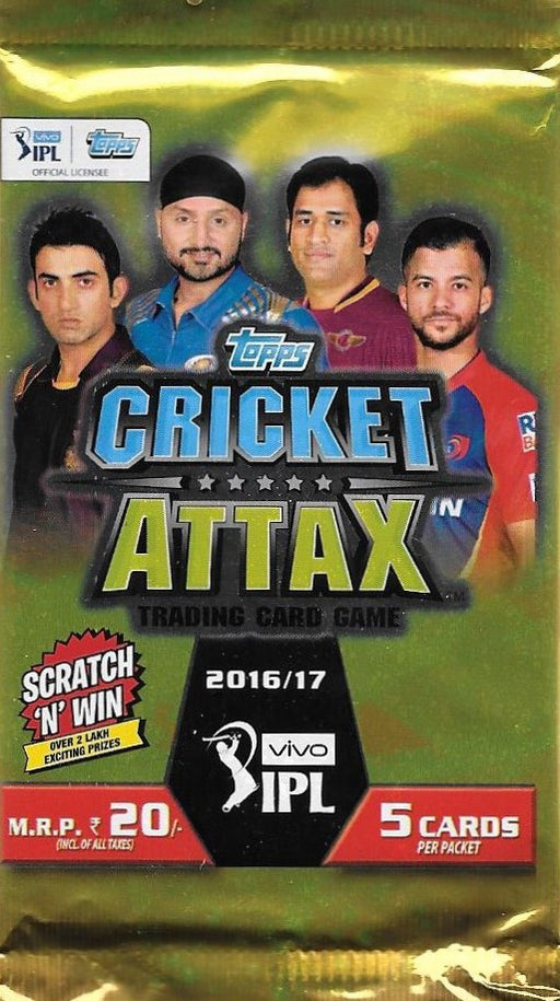 2016-17 Topps Cricket Attax IPL Pack