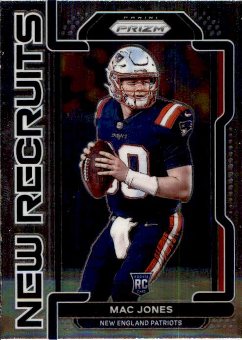 Mac Jones RC, New Recruits, 2021 Panini Prizm Football NFL