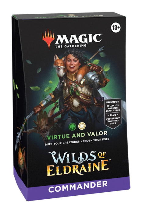 Virtue & Valor - Magic the Gathering Wilds of Eldraine Commander Deck