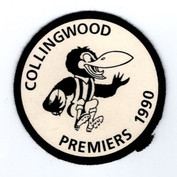 Collingwood 1990 Premiers Vintage Round Sew On