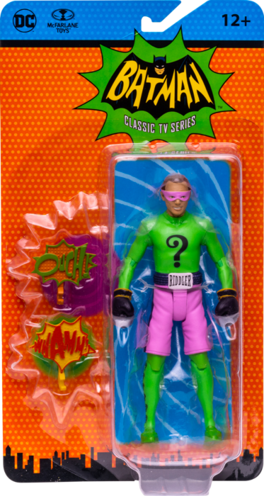 Batman (1966) - The Riddler in Boxing Gloves DC Retro 6” Scale McFarlane Action Figure
