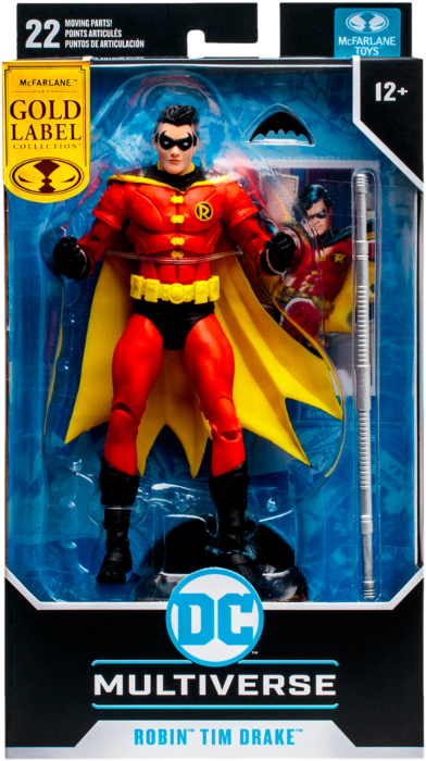 Robin Clear Red Variant 1st Edition Batman Action Figure by Spin