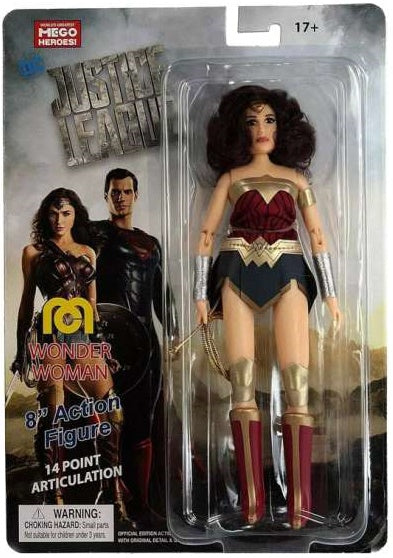 Wonder Woman, 8" Action Figure, MEGO Movies, Justice League