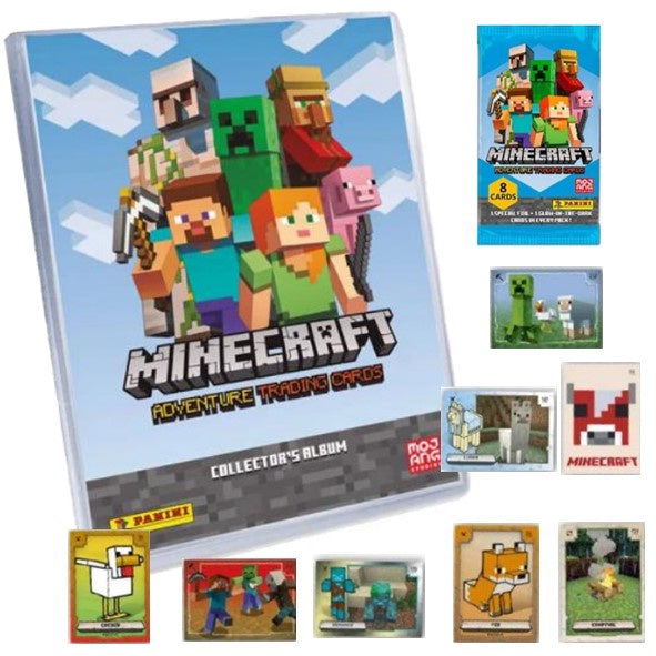 Minecraft Adventures - Panini Trading Cards Starter Pack