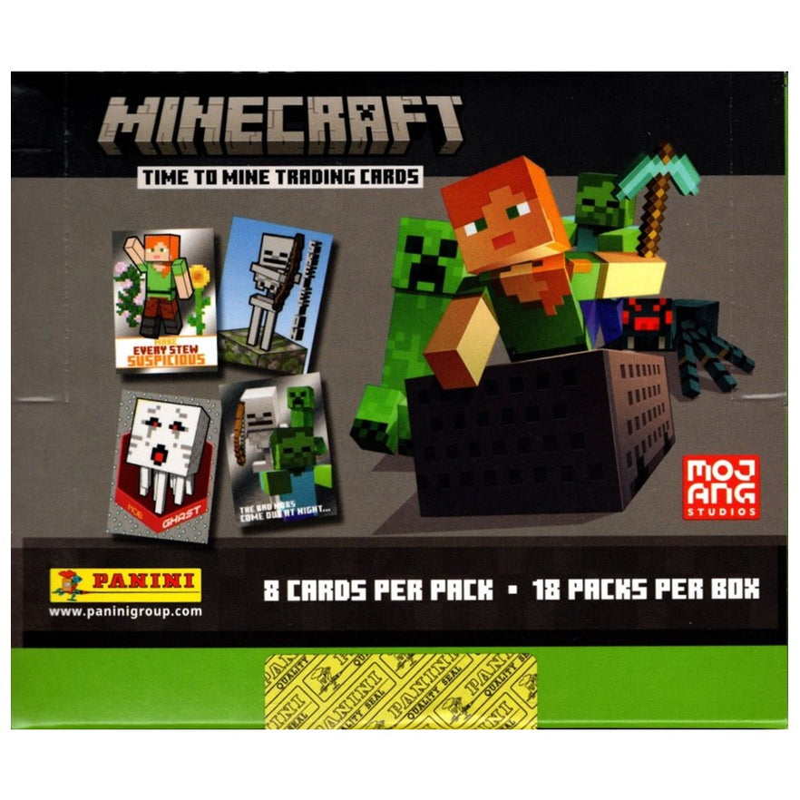 Panini Minecraft Time to Mine Trading Cards Box — Ja Ja's Collectables