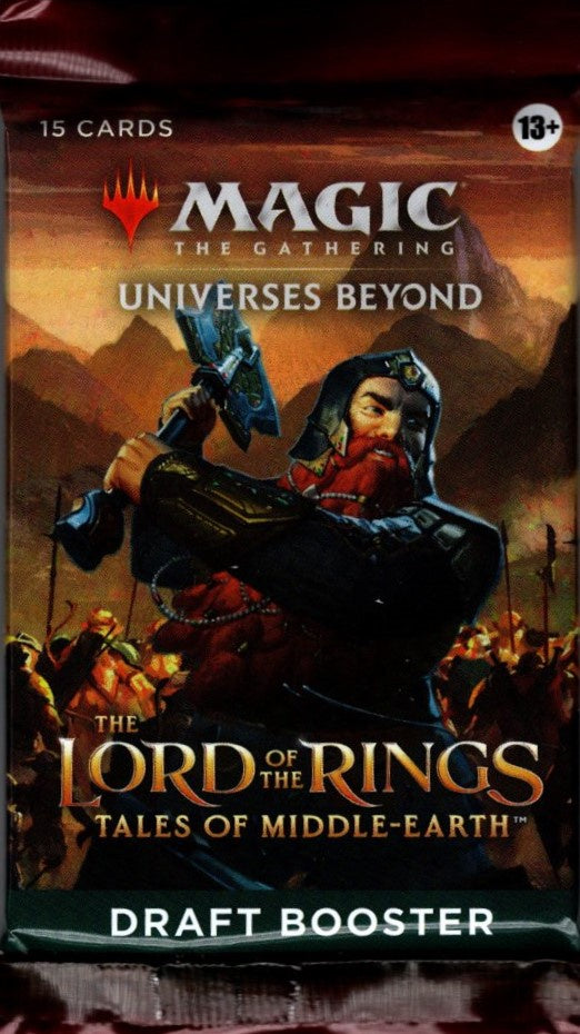 Magic the Gathering The Lord of the Rings Tales of Middle Earth Draft Booster Pack