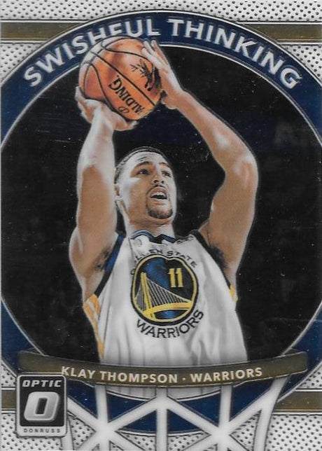 Klay Thompson, Swishful Thinking, 2017-18 Panini Donruss Optic Basketball NBA