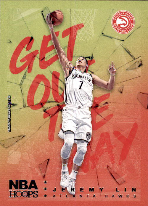 Jeremy Lin, Get Out The Way, 2018-19 Panini Hoops Basketball NBA