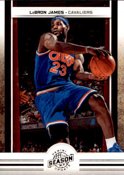 Lebron James, 2009-10 Panini Season Update NBA Basketball