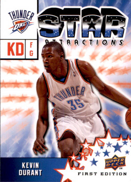 Kevin Durant, Star Attractions, 2009-10 UD First Edition Basketball NBA