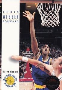 Chris Webber, RC, 1993-94 Skybox Basketball NBA