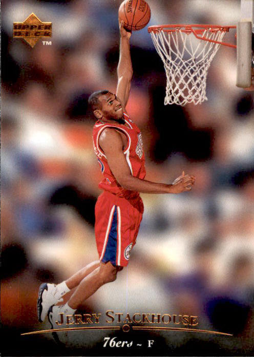 Jerry Stackhouse, RC, 1995-96 Upper Deck Basketball NBA