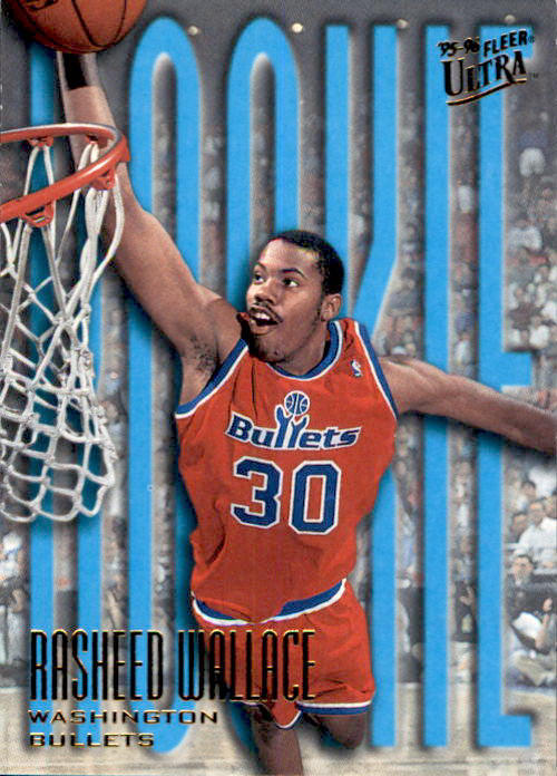 Rasheed Wallace, RC, 1995-96 Fleer Ultra Basketball NBA
