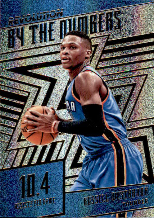 Russell Westbrook, By the Numbers, 2016-17 Panini Revolution Basketball
