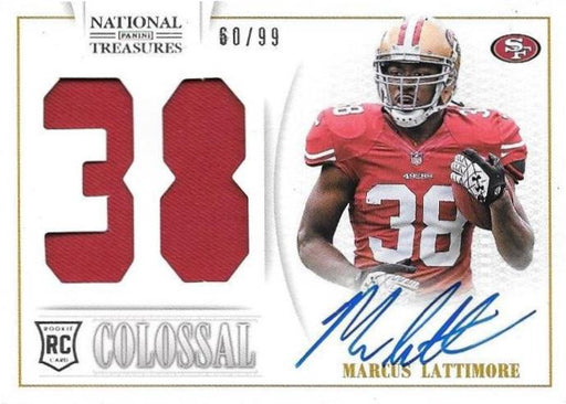 Marcus Lattimore, Colossal Signature, 2013 Panini National Treasures NFL