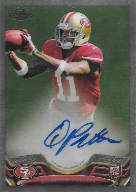 Quinton Patton, RC Signature, 2013 Topps Chrome NFL