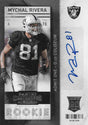 Michael Rivera, Rookie Ticket Autograph, 2013 Panini Contenders NFL