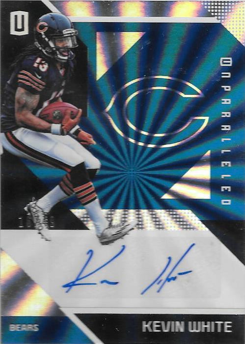 Kevin White, Signature, 2016 Panini NFL Unparalleled Football