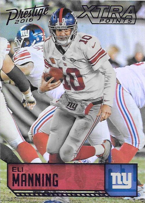 Eli Manning, Xtra Points, 2016 Panini NFL Prestige Football
