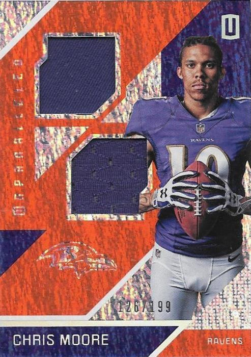 Chris Moore, Rookie Materials RC, 2016 Panini NFL Unparalleled Football