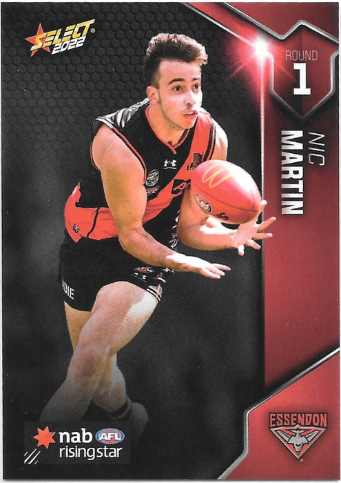 Nic Martin, NAB Rising Star, 2022 Select AFL