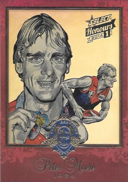 Peter Moore, Brownlow Sketch, 2014 Select AFL Honours 1