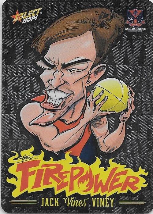 Jack Viney, Firepower Caricatures, 2014 Select AFL Champions