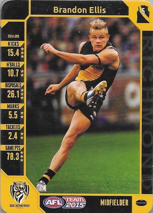 Brandon Ellis, Auskick, 2015 Teamcoach AFL