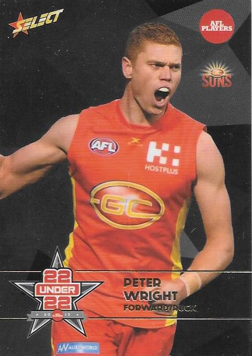 Peter Wright, 2017 Select AFL Under 22