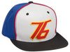 Overwatch Soldier 76 Snap Back Hat One Size White/Blue