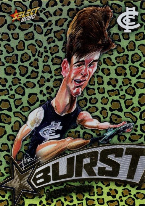 Paddy Dow, Leopard Starburst, 2020 Select AFL Footy Stars