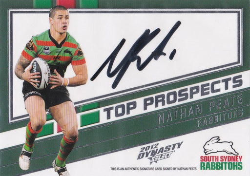 2012 Select NRL Dynasty, Top Prospects Signature, Nathan Peats