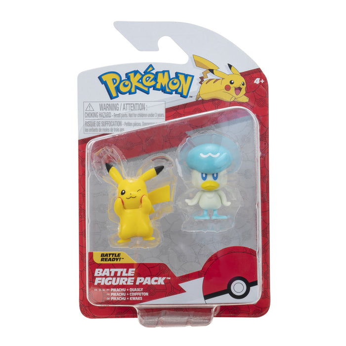 Pikachu & Quaxly - Pokemon Battle Figure Pack Generation IX